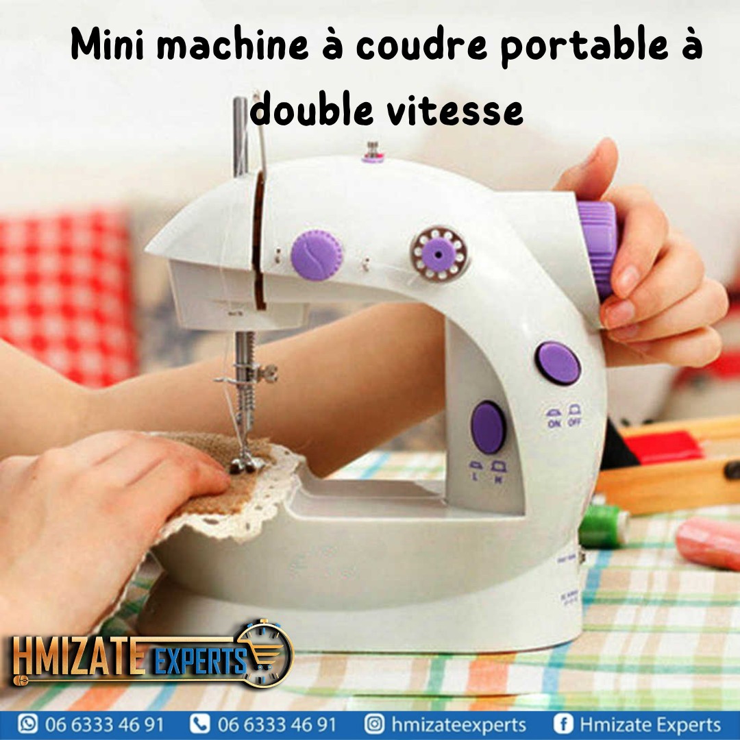 ✨ Mini machine à coudre portable à double vitesse
🛍️ Prix : 187 MAD
📌 Cousez facilement partout avec la mini machine à coudre portable à double vitesse. Compacte et légère, idéale pour les retouches rapides. Double vitesse pour un contrôle précis.➡️ Voir plus : https://hmizatexperts.com/fr_fr/product/mini-machine-a-coudre-machine-a-coudre-portable-a-double-vitesse/