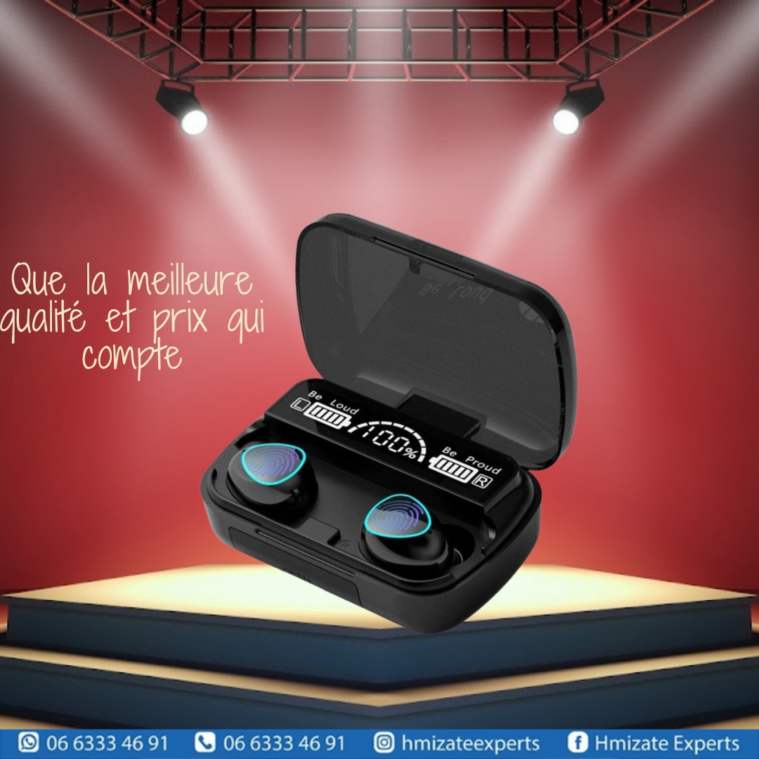 ✨ Écouteurs sans fil M10 TWS Bluetooth
🛍️ Prix : 125 MAD
📌 Écouteurs M10 TWS Bluetooth : son immersif sans fil et recharge mobile intégrée. Double fonction !➡️ Voir plus : https://hmizatexperts.com/fr_fr/product/ecouteurs-sans-fil-m10-tws-bluetooth/
